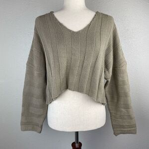 Don’t Ask Why Cropped Sweater Top One Size EUC